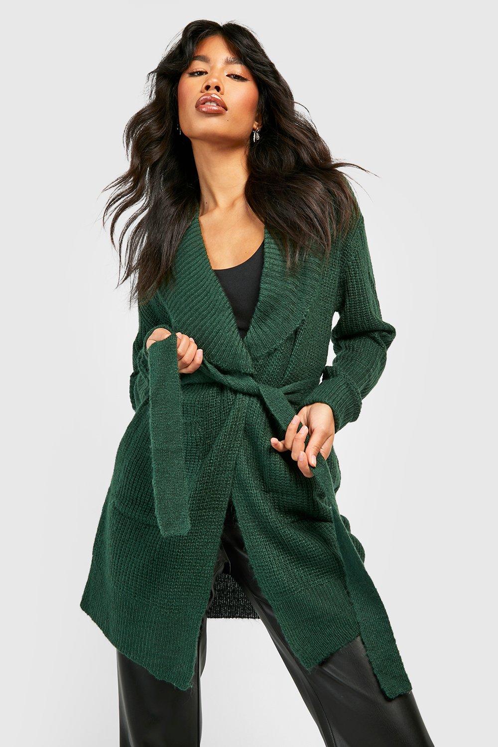 Long 2025 belted cardigan